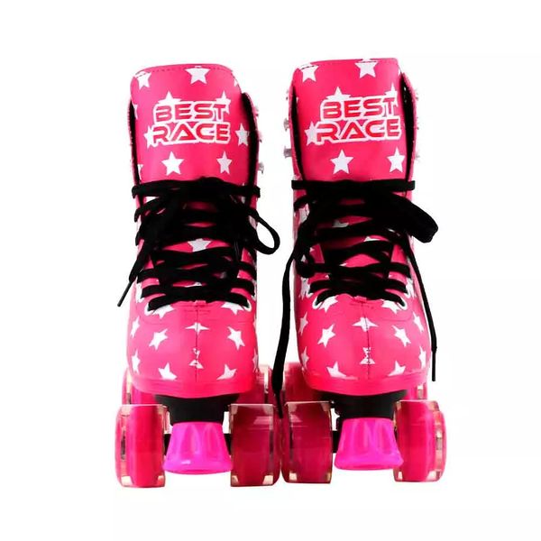 Patins Retrô Bbr 4 Rodas com Led Na Sola Tamanho 35 a 36 Modelo 2