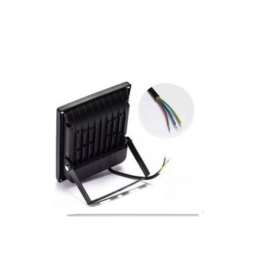 1x Refletor De Led 10w Luz Azul Ip66 Bivolt Compacto