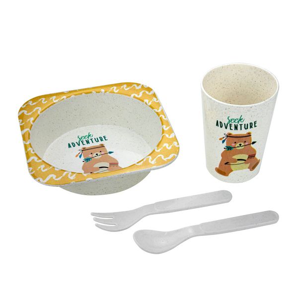 Conjunto de Refeição Le Infantil com 4 Peças Modelo 1