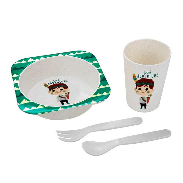 Conjunto de Refeição Le Infantil com 4 Peças Modelo 4