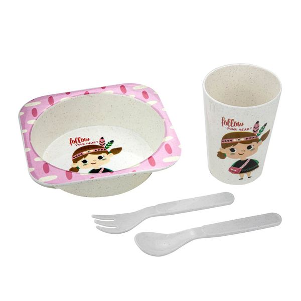 Conjunto de Refeição Le Infantil com 4 Peças Modelo 5