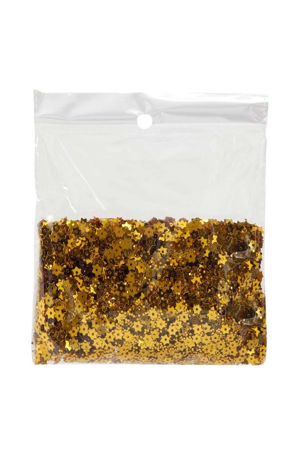 Estrela 5mm 50g Metálico Ouro