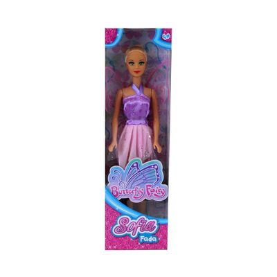 Boneca Le Sofia Fada Rosa/lilas