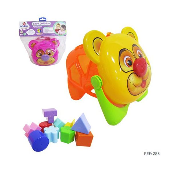 Urso Tomy Didático Mercotoys Amarelo