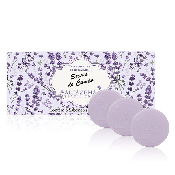 Sabonetes Alfazema Seivas do Campo-estoj 3un 90g cada (976)