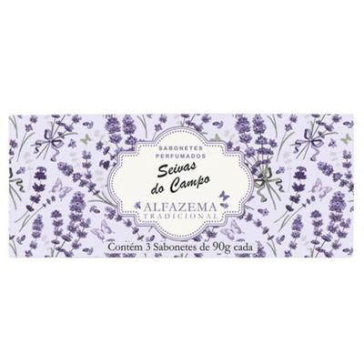Sabonetes Alfazema Seivas do Campo-estoj 3un 90g cada (976)