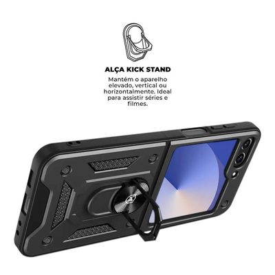 Kit Capa Dinamic Cam e Película Hydrogel HD para Samsung Galaxy Z Flip 6 - Gshield