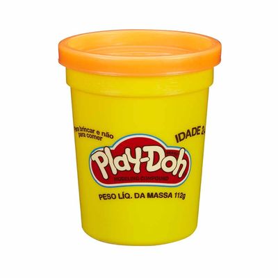 Massa de Modelar Playdoh Pote Individual Laranja