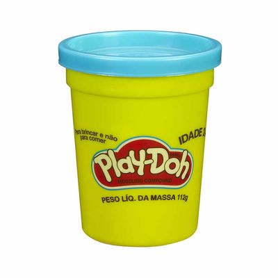 Massa de Modelar Playdoh Pote Individual Azul celeste