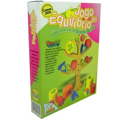 Jogo Árvore do Equilíbrio - Madeira - Multicolorido - New Art