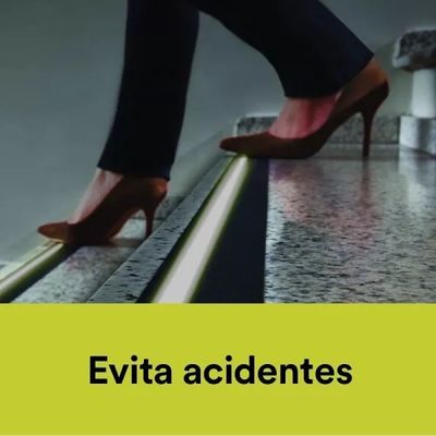 Fita Antiderrapante Safety Walk Neon 50mm X 20m Cor Preto Fosforescente