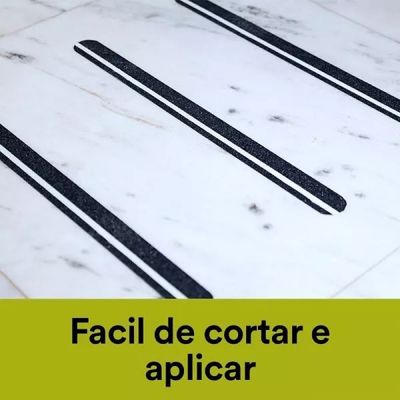 Fita Antiderrapante Safety Walk Neon 50mm X 20m Cor Preto Fosforescente