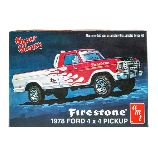 1978 Ford 4x4 Pickup Firestone Round 2 -1:24 - Amt AMT858