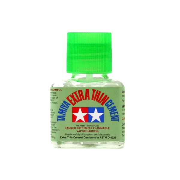 Tamiya Extra Thinn Cement Cola Extra Fina 40ml Tamiya 87038 TAM87038