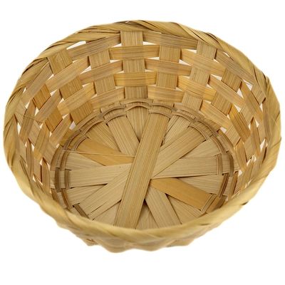 Cesta de Bambu Le 19x5cm Palha