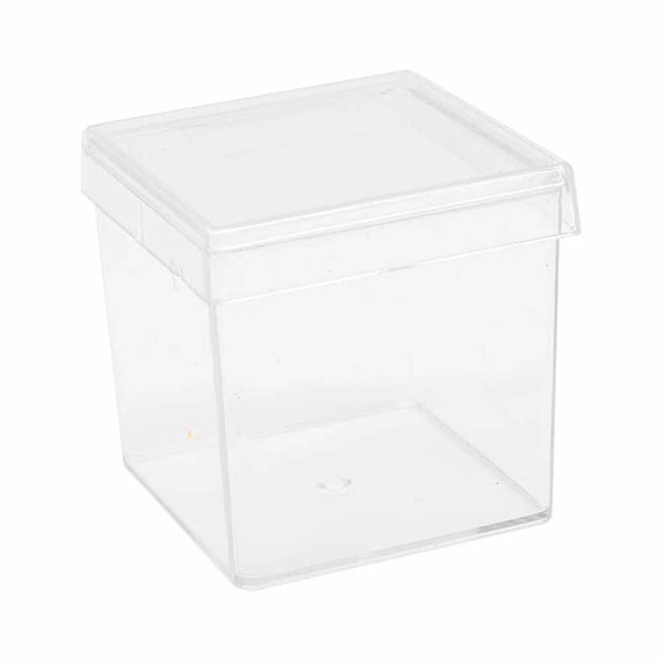 Caixa Acrílica Pop Festta com Tampa 5x5cm com 10 Unidades