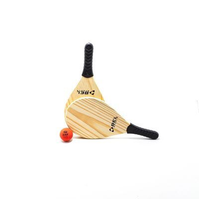 Kit Frescobol de Praia Bel Fix com 3 Peças Laranja