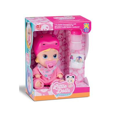 Boneca Divertoys Little Soninho Hipopotamo