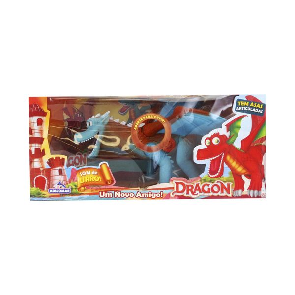 Dragon Um Novo Amigo com Som Adijomar Marrom