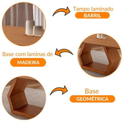 Mesa Para Sala De Jantar Ane Cinamomo Imbuia