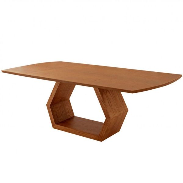 Mesa Para Sala De Jantar Ane Cinamomo Imbuia