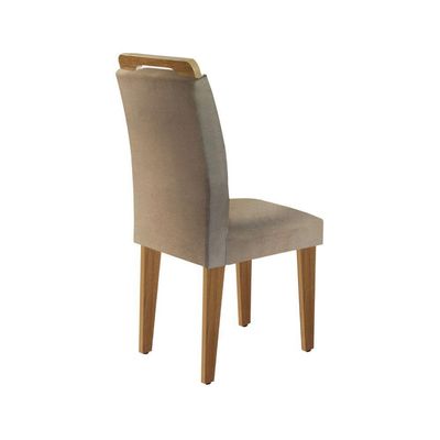Conjunto Sala De Jantar Carol 180 Mdf Vidro