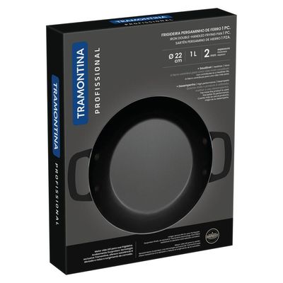 Frigideira Pergaminho Tramontina Profissional Em Ferro 22 Cm 1 L