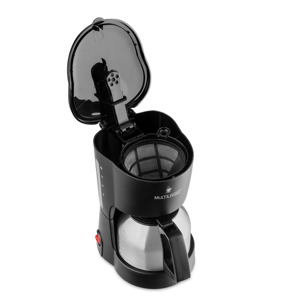 Cafeteira Elétrica 15 Xícaras Jarra Inox c/ Colher Dosadora 220v Multilaser - BE034 BE034 Cafeteira Elétrica 15 Xícaras Jarra Inox c/ Colher Dosadora 220v Multilaser - BE034 BE034