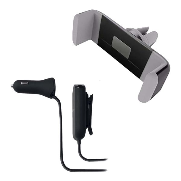 Combo Car - Suporte Universal Veicular e Carregador Automotivo Concept 4 Portas Usb Multilaser - CB1160K CB1160K Combo Car - Suporte Universal Veicular e Carregador Automotivo Concept 4 Portas Usb Multilaser - CB1160K CB1160K