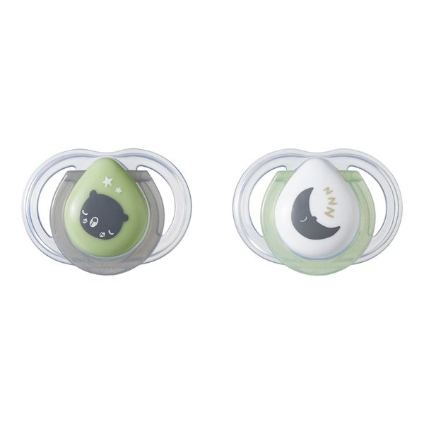 Combo Baby - Porta Chupetas Rosa e Chupeta Newborn Noite 2 Und 0-2 M Tommee Tippee - TT0070K TT0070K