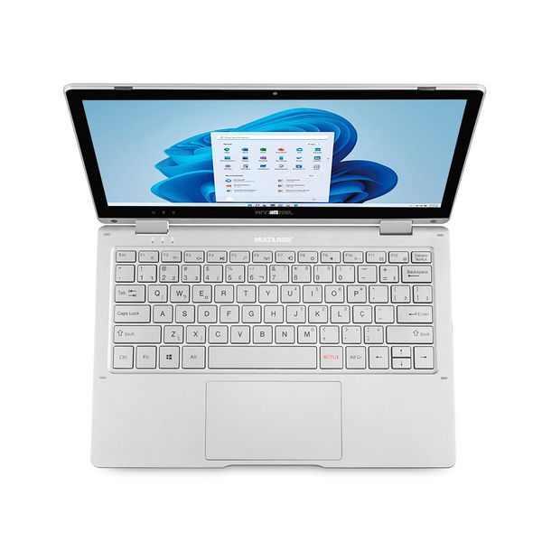 Notebook M11W Prime 2 em 1, com  Windows 11 Home, Processador Intel Celeron,  Tela 11,6 Pol + Microsoft 365 Personal e 1TB na Nuvem - PC280OUT PC280OUT