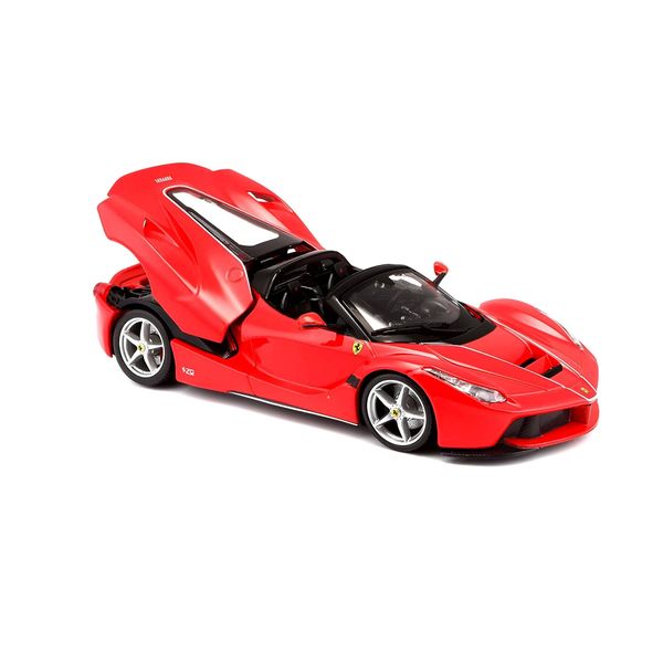 Miniatura - Carro - Ferrari Laferrari Aperta - 1:24 - Bburago Race & Play - Vermelho BUR26022 Miniatura - Carro - Ferrari Laferrari Aperta - 1:24 - Bburago Race & Play - Vermelho BUR26022