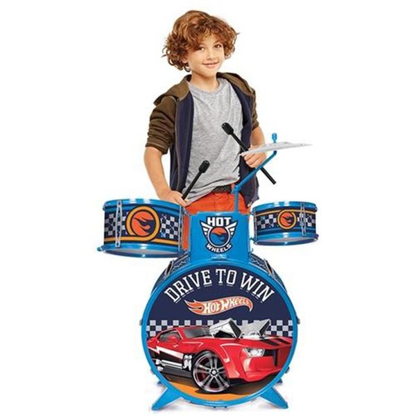 Bateria Infantil - Hot Wheels - Barão Toys 72734 Bateria Infantil - Hot Wheels - Barão Toys 72734