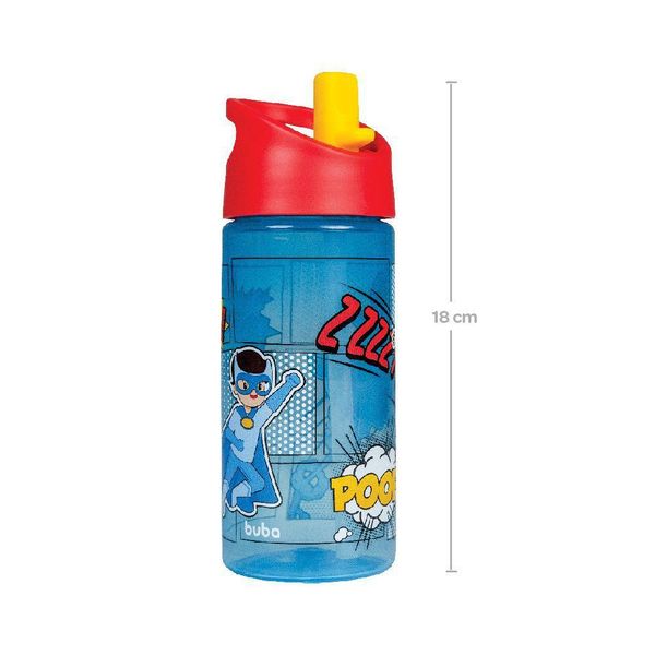Garrafa Super-Heróis Azul Buba