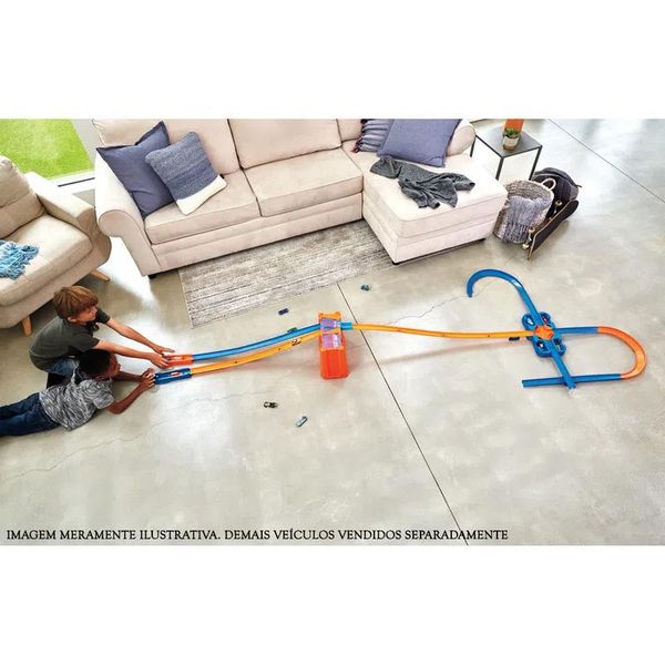 Pista de Percurso - Caixa de Manobras - Track Builder - Deluxe Stunt Box - Hot Wheels - Mattel GGP93