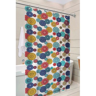 Cortina Vida Pratika Para Box Mandala Multicores