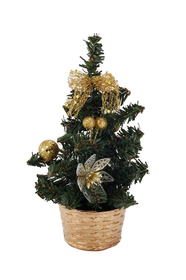 Árvore de Natal Le Decorada 20cm Dourado