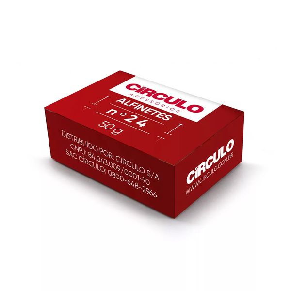 Alfinete Círculo 50g 29Mm