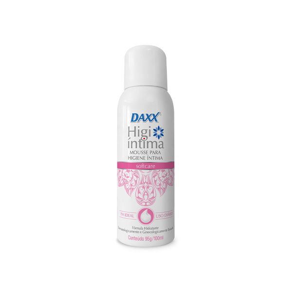 Mousse Daxx para Higiene Íntima Softcare 100ml