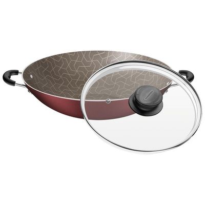 Wok Tramontina Paris Revestimento Interno E Externo Em Antiaderente Starflon Max Vermelho