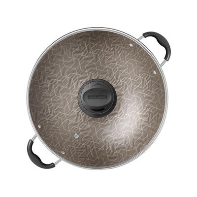 Wok Tramontina Paris Revestimento Interno E Externo Em Antiaderente Starflon Max Vermelho