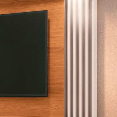 Painel Para Tv Home Suspenso Ambiente Cosmo Cinamomo Off White - Hb Móveis
