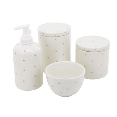 Kit Higiene Le Baby Cerâmica com 4 Peças Unica