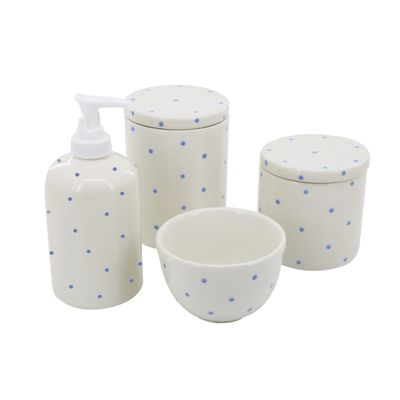 Kit Higiene Le Baby Cerâmica com 4 Peças Unica