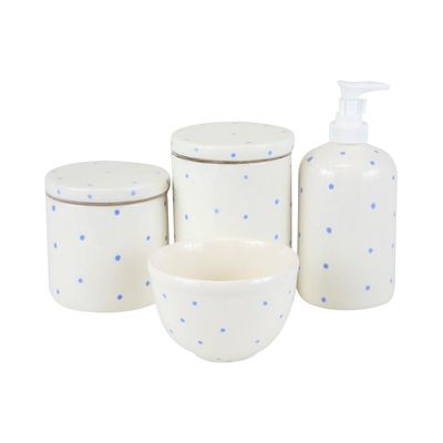 Kit Higiene Le Baby Cerâmica com 4 Peças Unica
