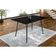 Mesa Sala De Jantar Paraty Preto 120x75cm Tampo Preto