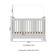 Berço Americano 3x1 Com Colchão Incluso E Rodízios P Multimóveis Branco