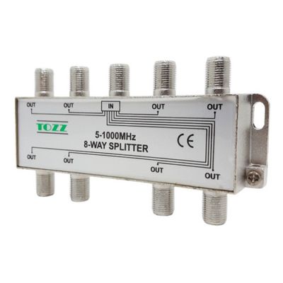 Divisor Coaxial Sinal 1x8 = Dtv Antenas Coletiva Digital Net