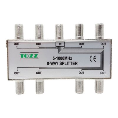 Divisor Coaxial Sinal 1x8 = Dtv Antenas Coletiva Digital Net