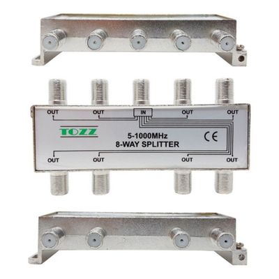 Divisor Coaxial Sinal 1x8 = Dtv Antenas Coletiva Digital Net